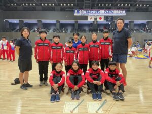 第9回全日本トランポリン競技ジュニア選手権が終わりました